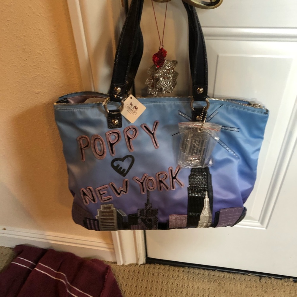 Coach Purse - New York skyline